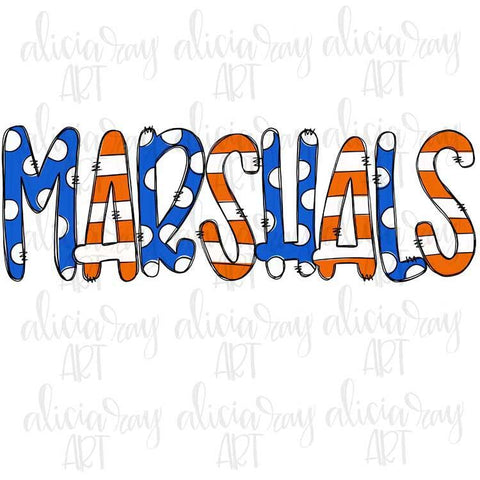 Marshals Blue and Orange