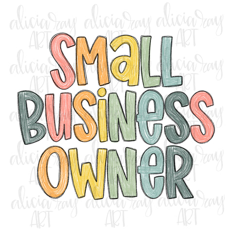 Small Business Owner - Colorful