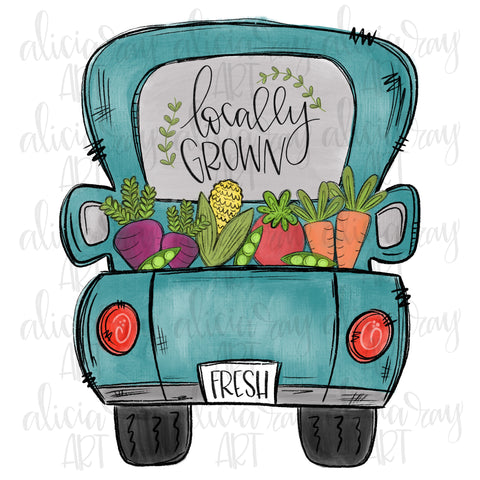 Locally Grown Vegetable Truck