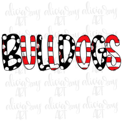 Bulldogs Red and Black