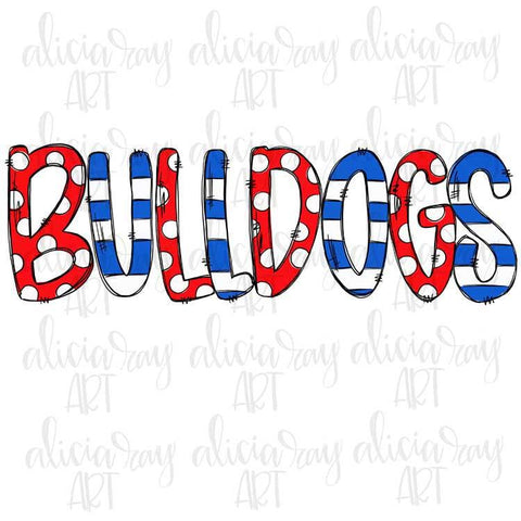 Bulldogs Red and Blue