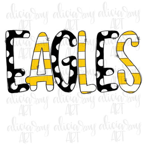 Eagles Black and Gold