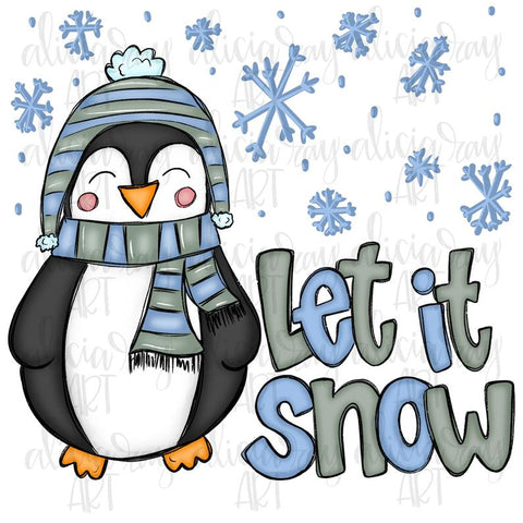 Let It Snow Boy Penguin