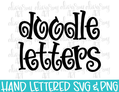 Whimsical Doodle Letters