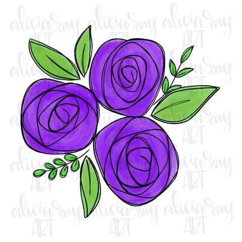 Purple Flower Bundle 2