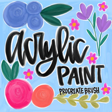 Acrylic Paint Procreate Brush