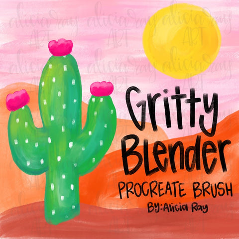 Gritty Blender Procreate Brush