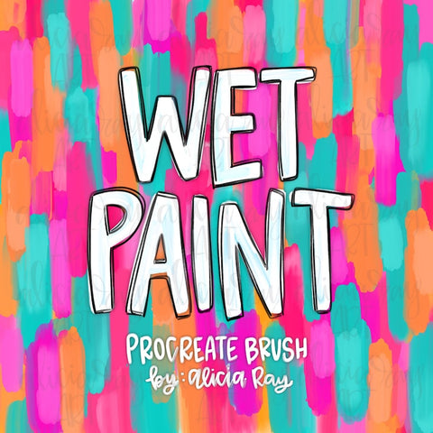 Wet Paint Procreate Brush