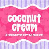 Coconut Cream Handwritten Font