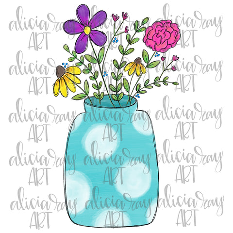 Jar Of Flowers