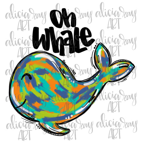Boy Painted Oh Whale