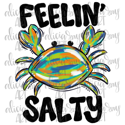 Feelin Salty Boy Painted Crab
