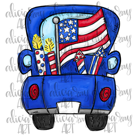 Patriotic Truck