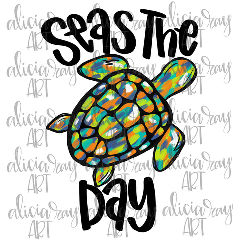 Seas The Day Boy Turtle
