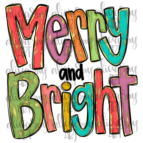 Merry And Bright With Gold
