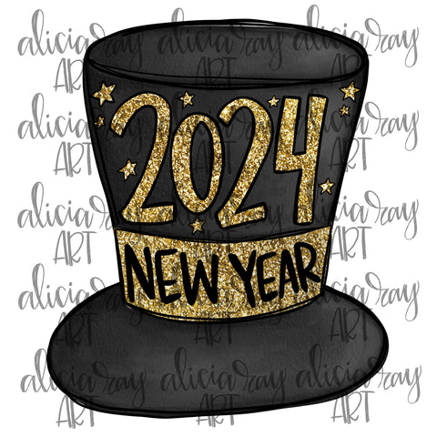 2024 New Year Top Hat