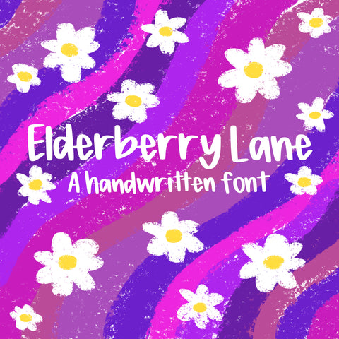 Elderberry Lane Handwritten Font