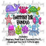 Swimming Into Bundle (girl colors)