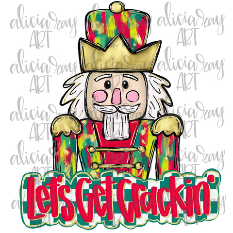 Let's Get Crackin' Red And Green Nutcracker