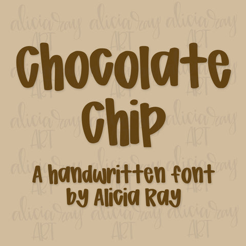 Chocolate Chip Handwritten Font