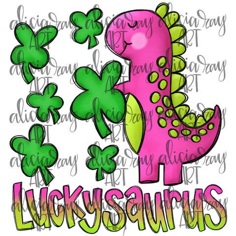 Luckysaurus Girl Dino