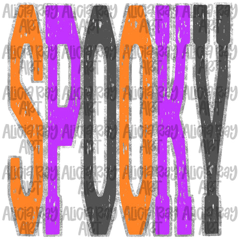 Spooky purple