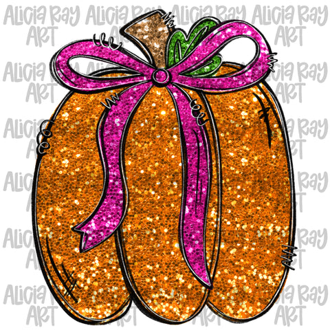Glitter Pumpkin