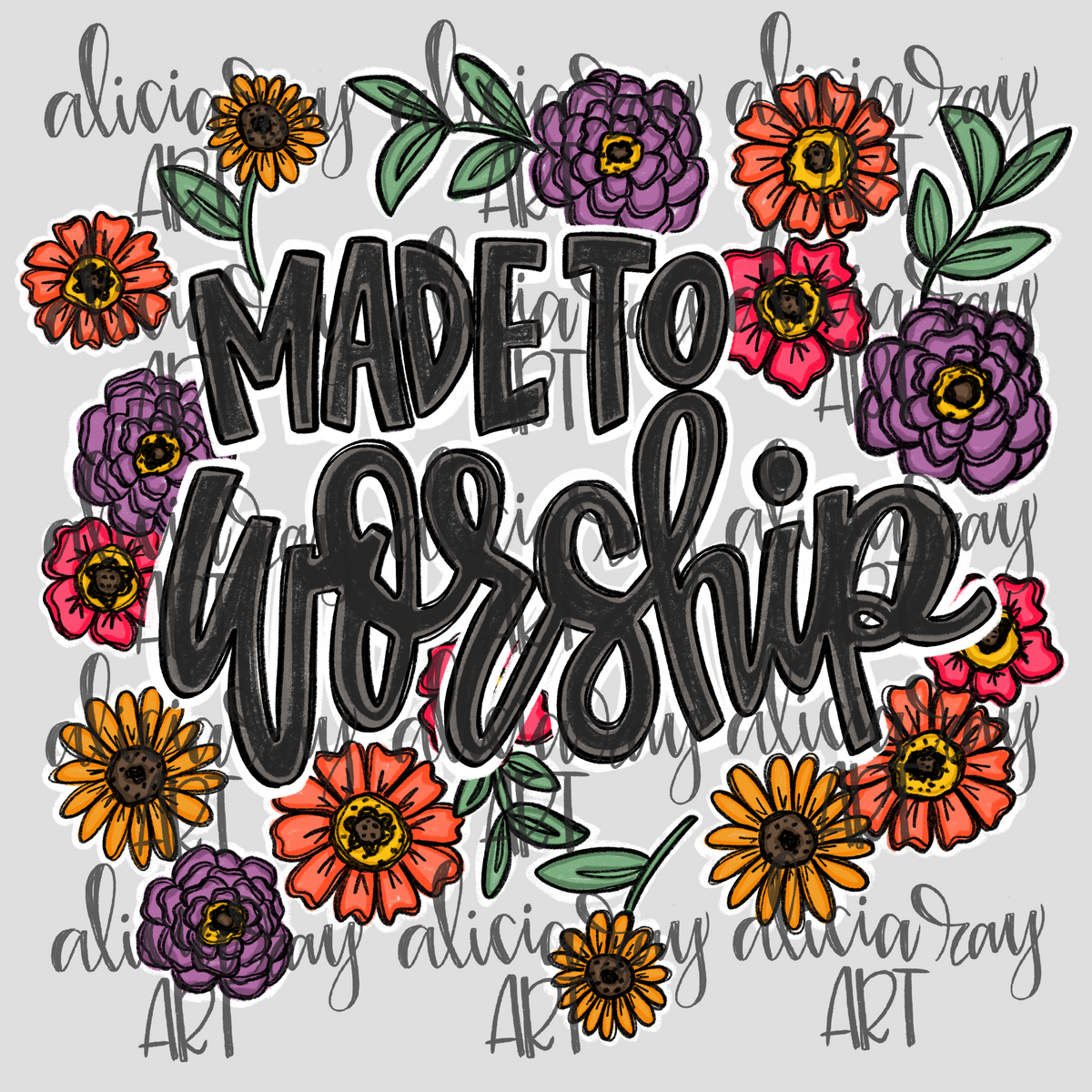 Made To Worship – Alicia Ray Art