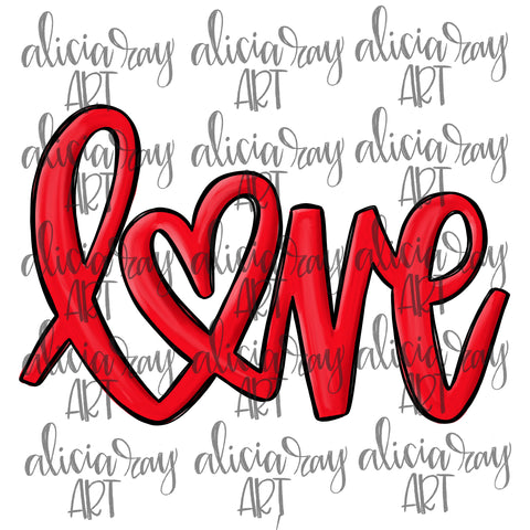 Hand Lettered Love