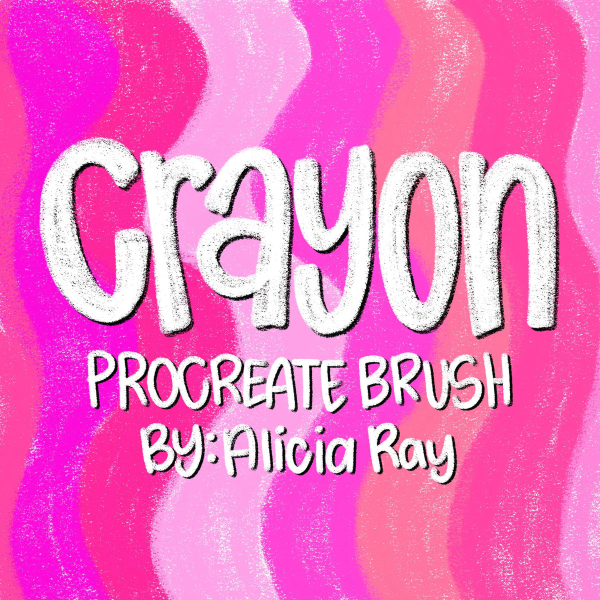 Crayon Procreate Brush – Alicia Ray Art