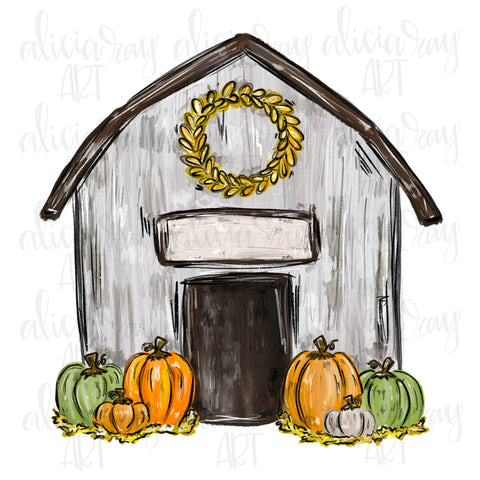 Fall Pumpkin Barn