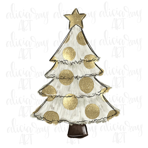 Gold Christmas Tree