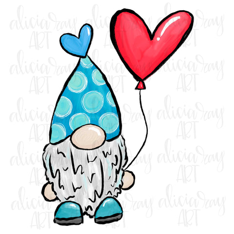 Boy Valentine Gnome