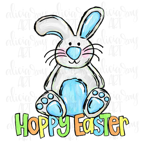 Boy Hoppy Easter Bunny