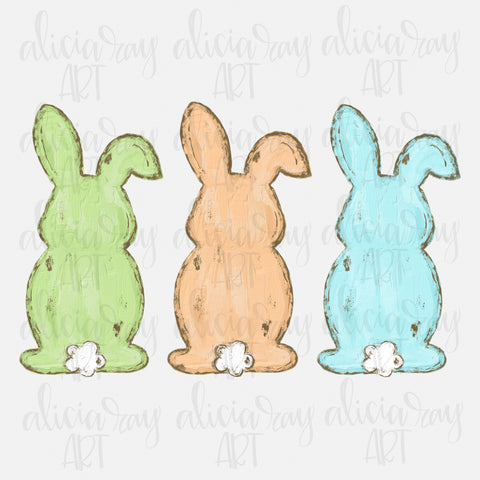 Boy Easter Bunny Trio