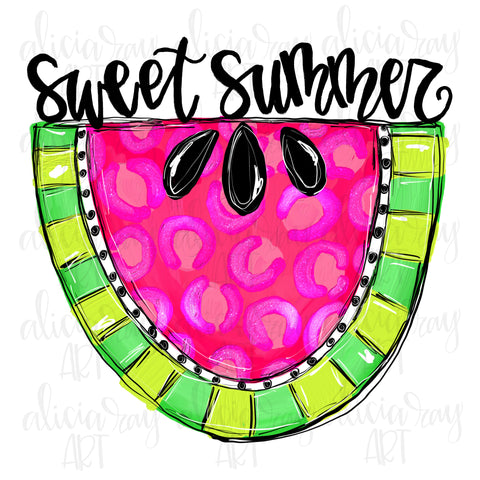 Sweet Summer Leopard Watermelon