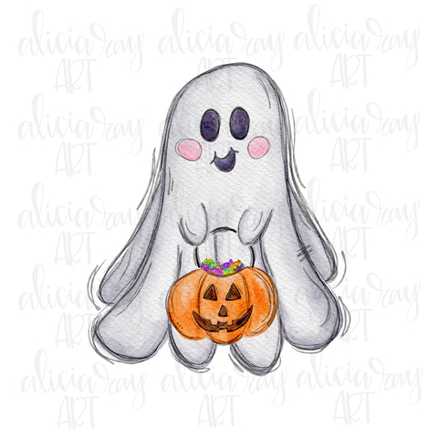 Trick or Treat Ghost