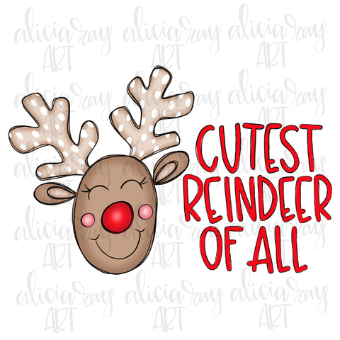 Rudolph Cutest Reindeer Of All