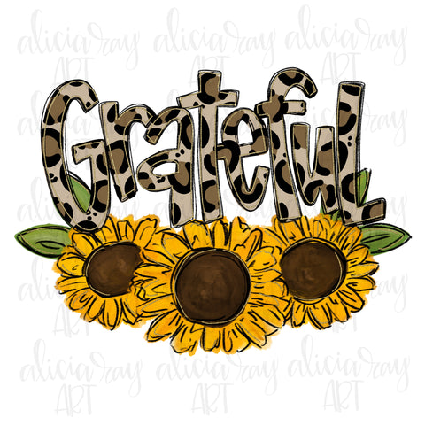 Grateful Leopard Sunflowers