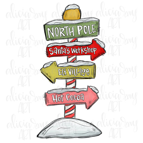 North Pole Sign