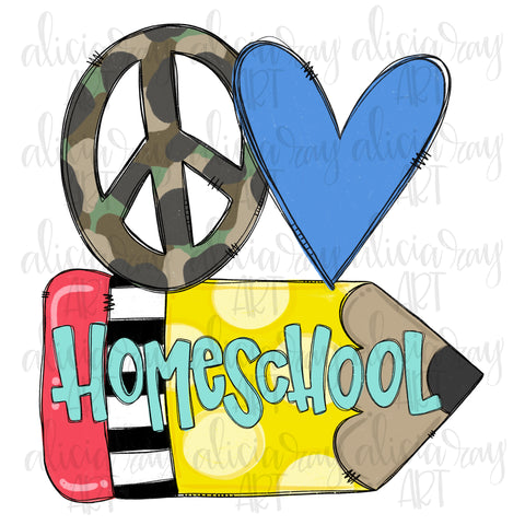 Peace Love Homeschool - Boy