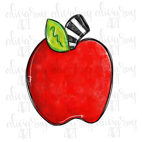 Blank Teacher Apple
