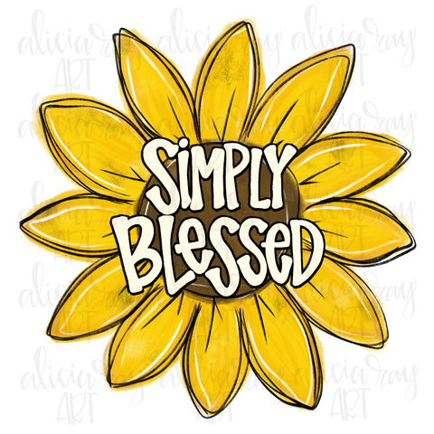 Simply Blessed Sunflower