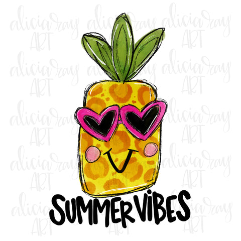 Summer Vibes Pineapple