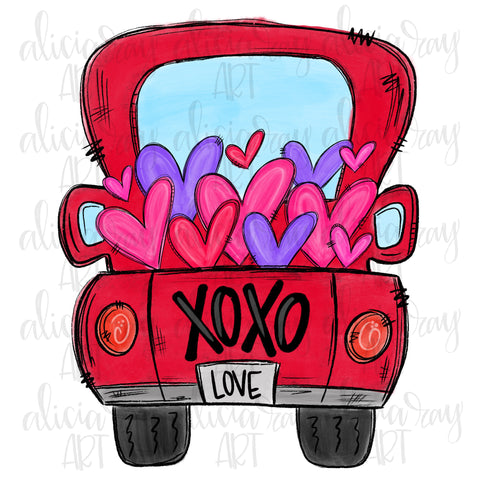 Valentine Truck - Red