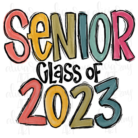 Senior Class of 2023 Colorful