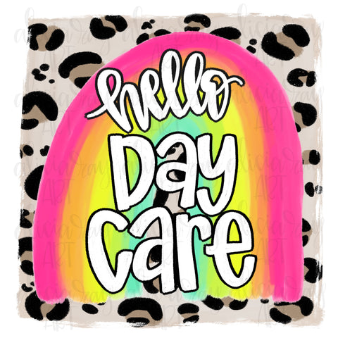 Rainbow Leopard Hello Daycare