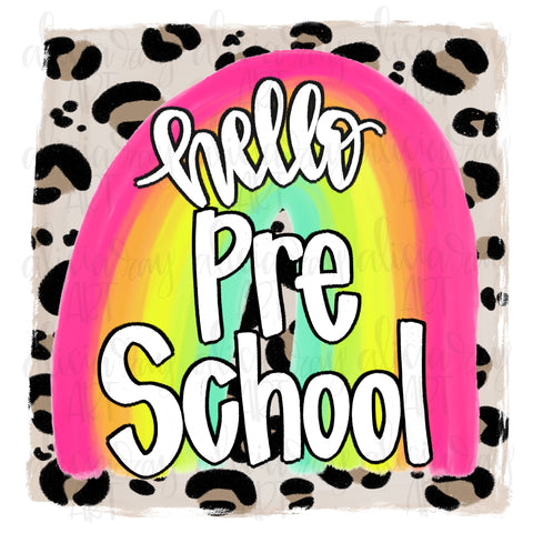 Rainbow Leopard Hello Preschool