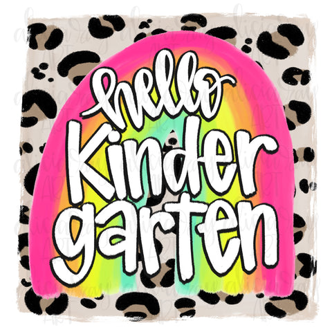 Rainbow Leopard Hello Kindergarten