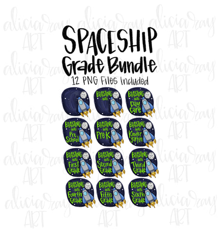Spaceship Blasting Into Grade Bundle